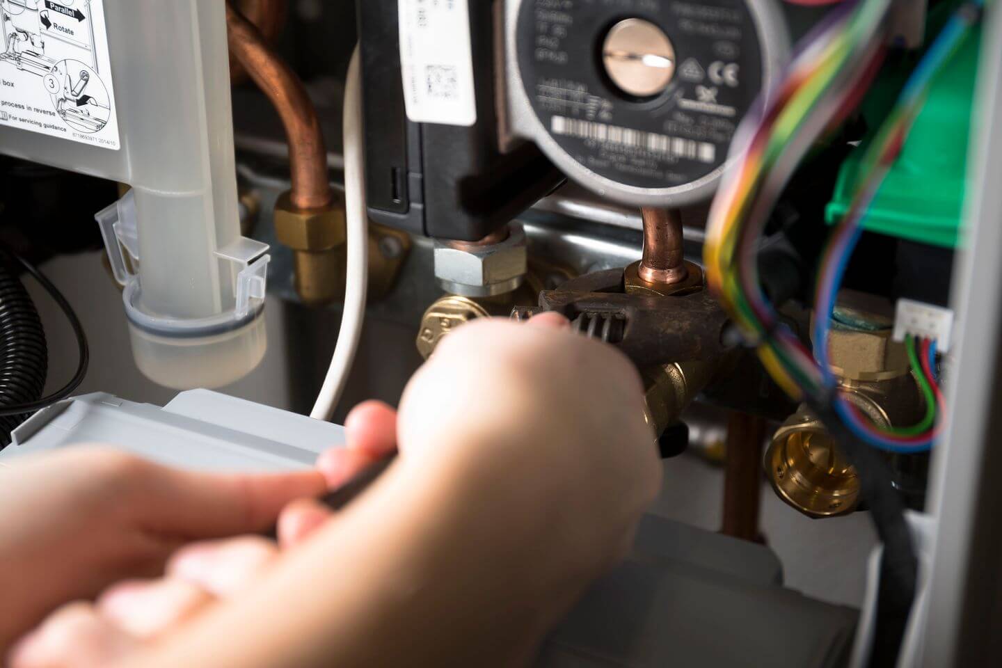 Old boiler to be replaced with new energy efficient boiler